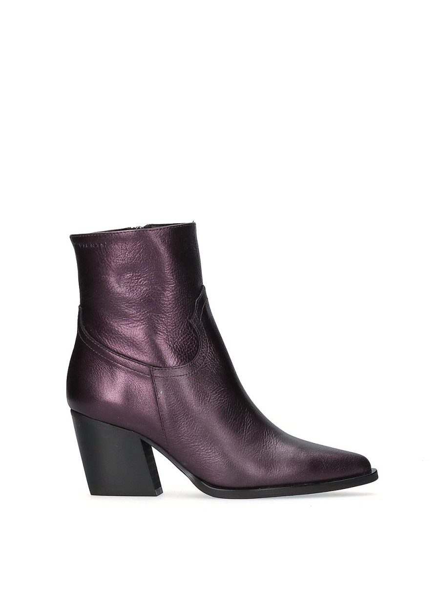 Calzado VIENTY | Botin Metal Morado