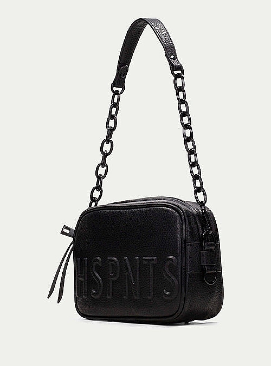 Bolsos HISPANITAS | Bolso Bandolera Piel Negro