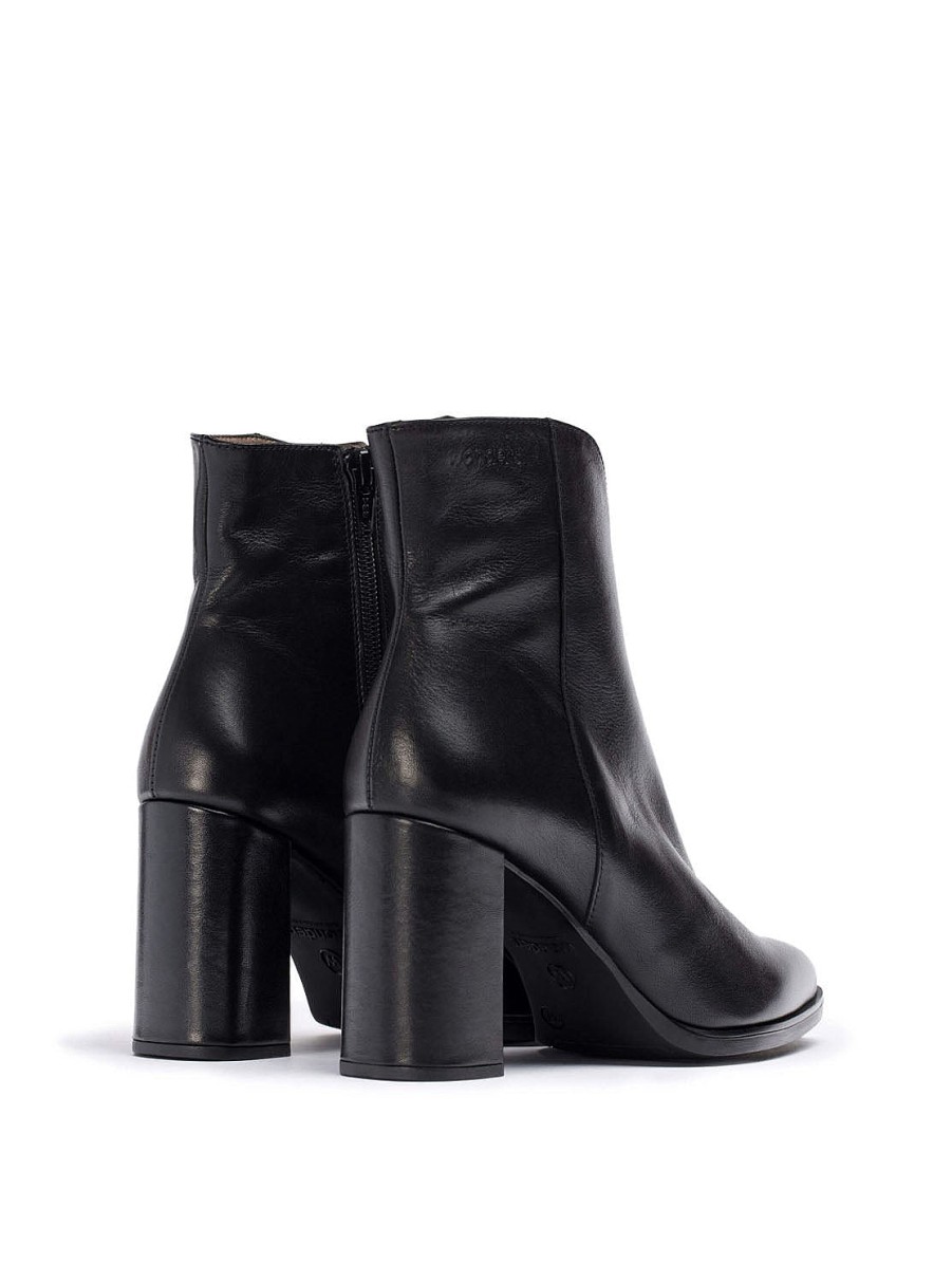 Calzado WONDERS | Botin Piel Negro