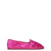 Calzado 800 BRAND | Slipper Terciopelo Fucsia