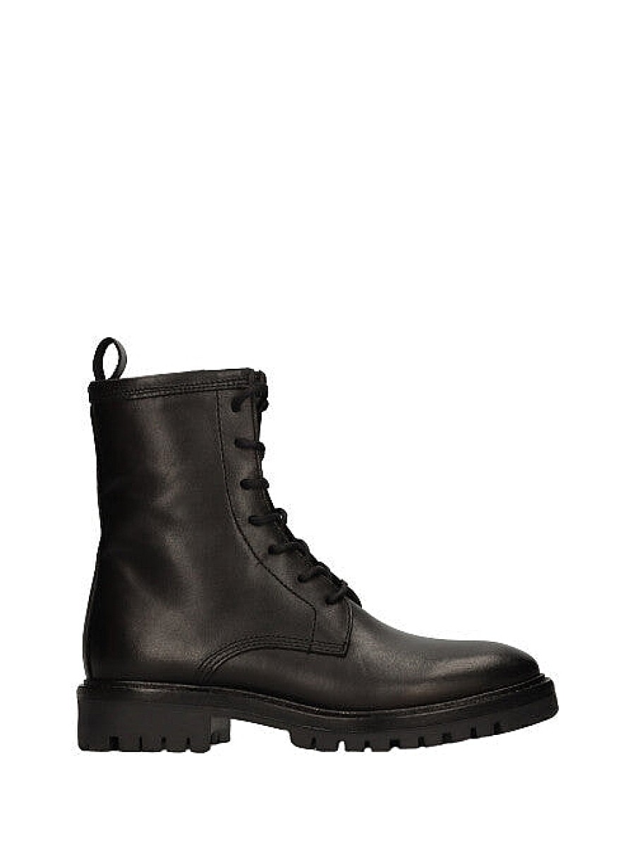 Calzado ALPE | Botin Combat Piel Negro