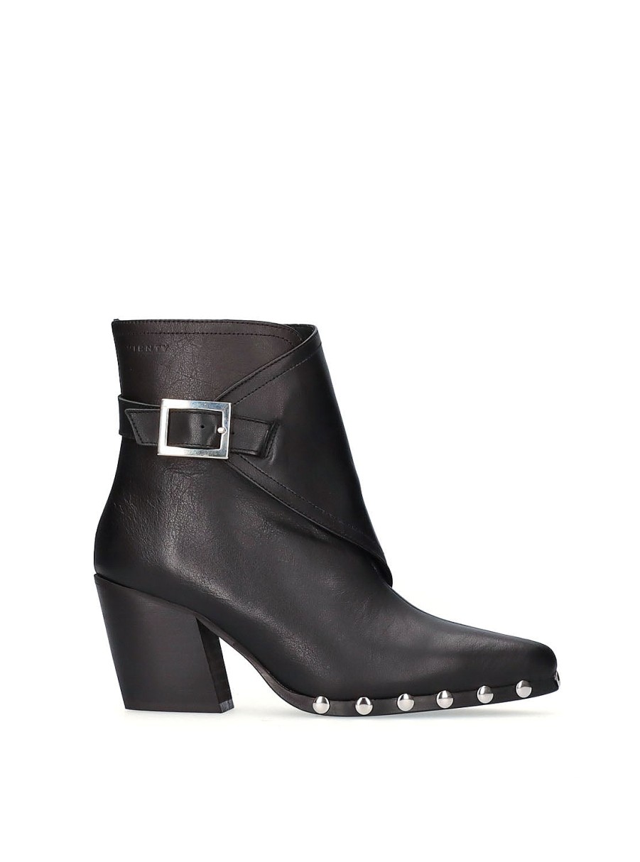 Calzado VIENTY | Botin Piel Negro