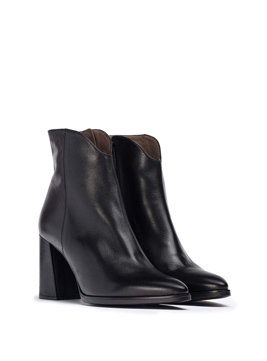 Calzado WONDERS | Botin Piel Negro