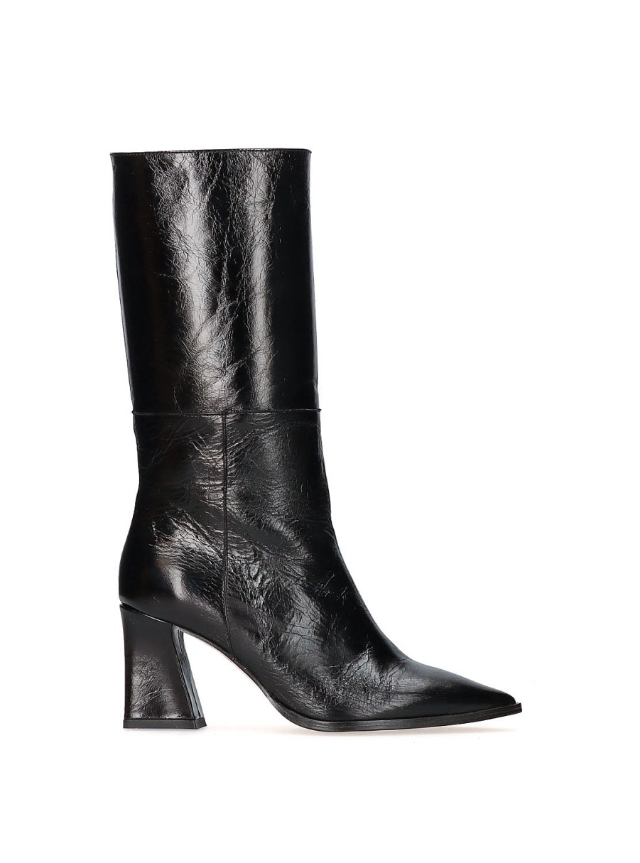 Calzado VIENTY | Botin Charol Negro