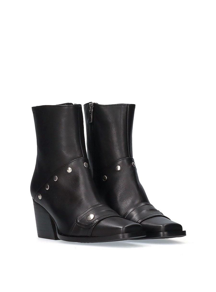 Calzado VIENTY | Botin Piel Negro