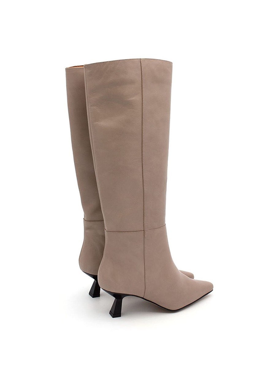 Calzado ANGEL ALARCON | Bota Piel Taupe