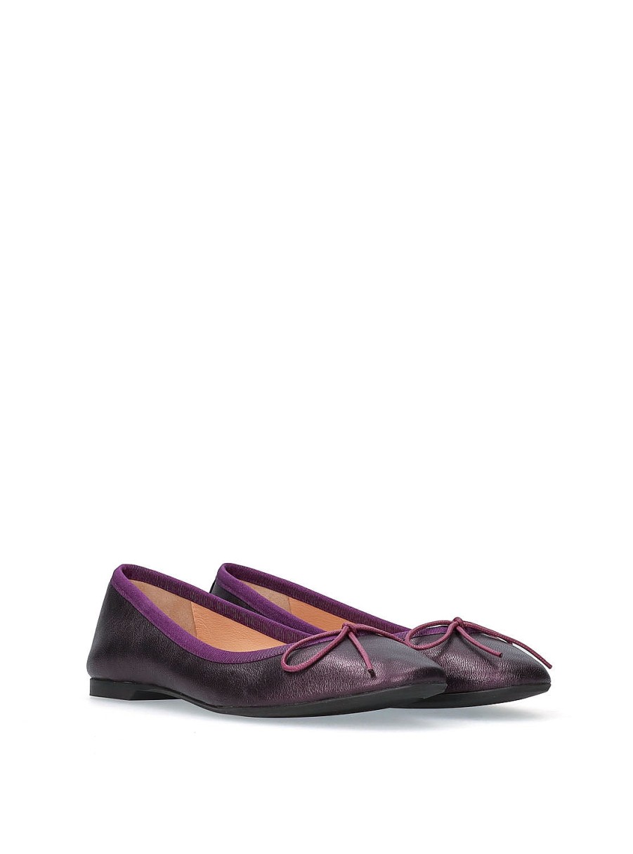 Calzado PRIMICHI | Bailarina Metal Morado