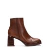 Calzado HISPANITAS | Botin Basic Tacon Piel Cuero