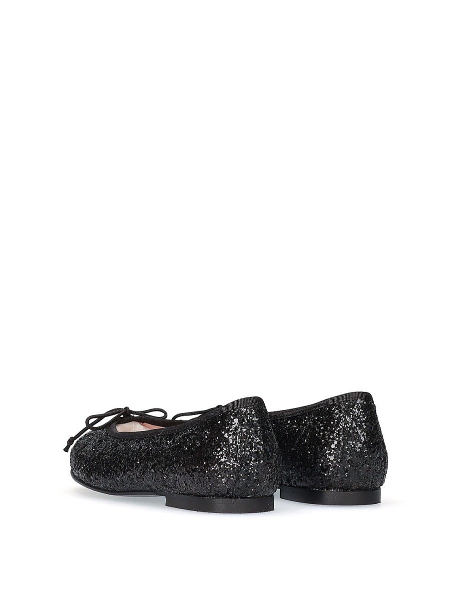 Calzado YACARE | Bailarina Glitter Negro