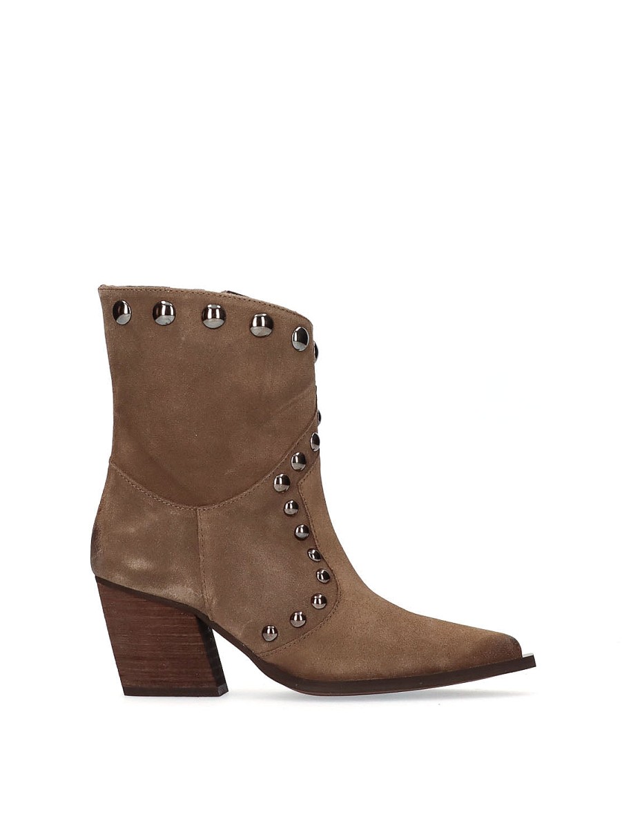 Calzado VIENTY | Botin Serraje Taupe