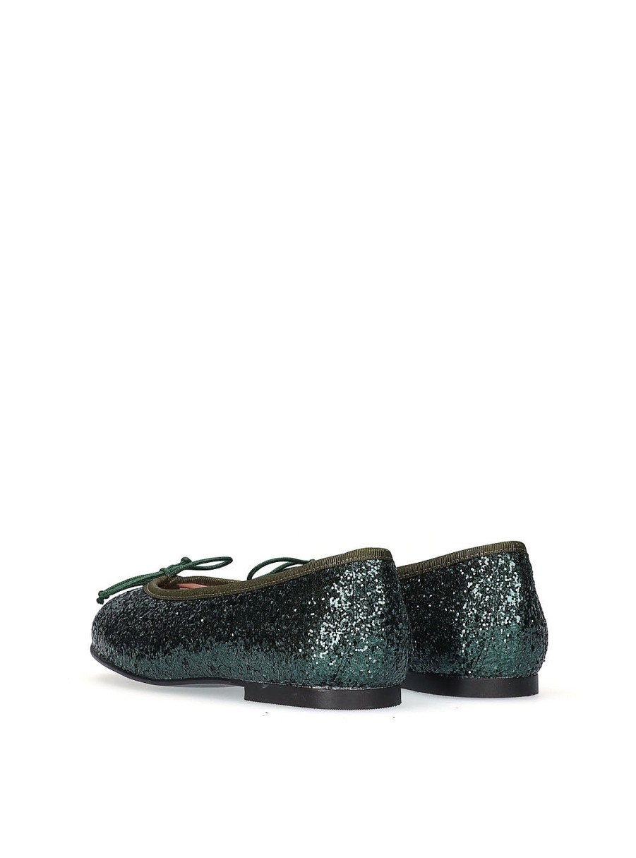 Calzado YACARE | Bailarina Glitter Verde