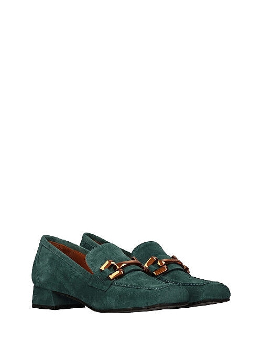 Calzado VIENTY | Mocasin Retro Ante Verde