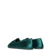 Calzado 800 BRAND | Slipper Terciopelo Verde