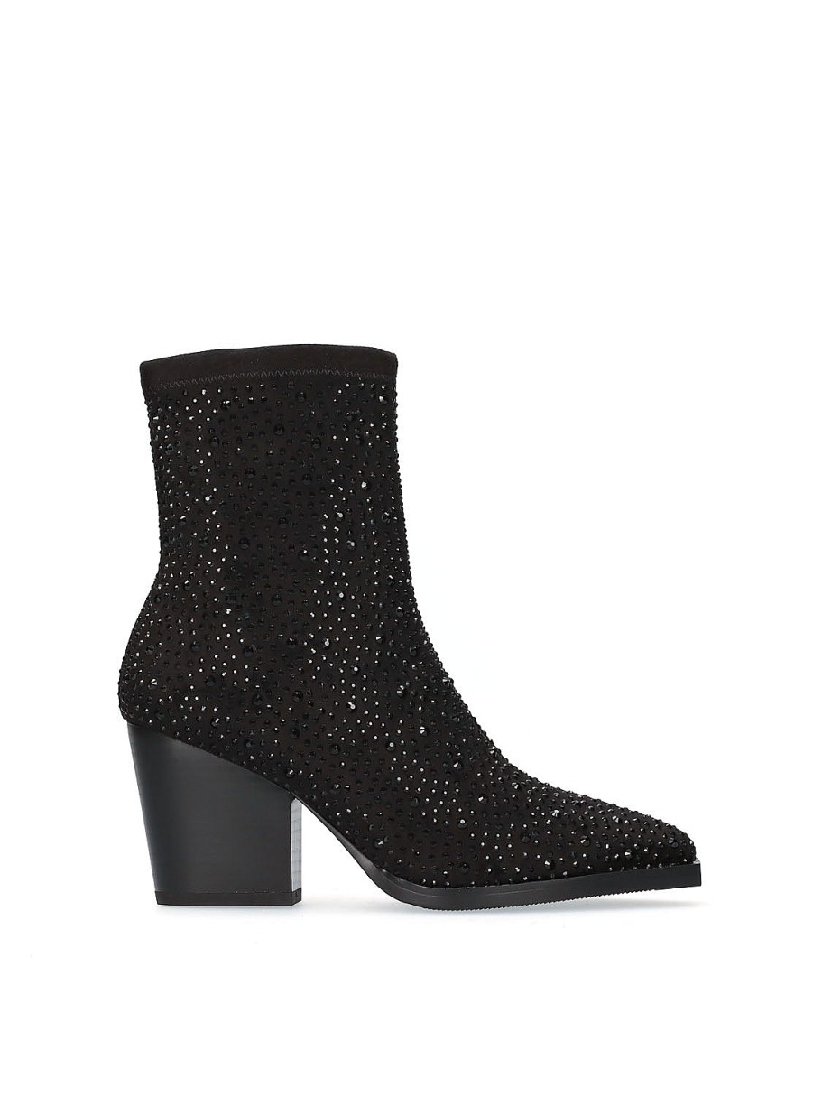 Calzado 800 BRAND | Botin Strass Negro