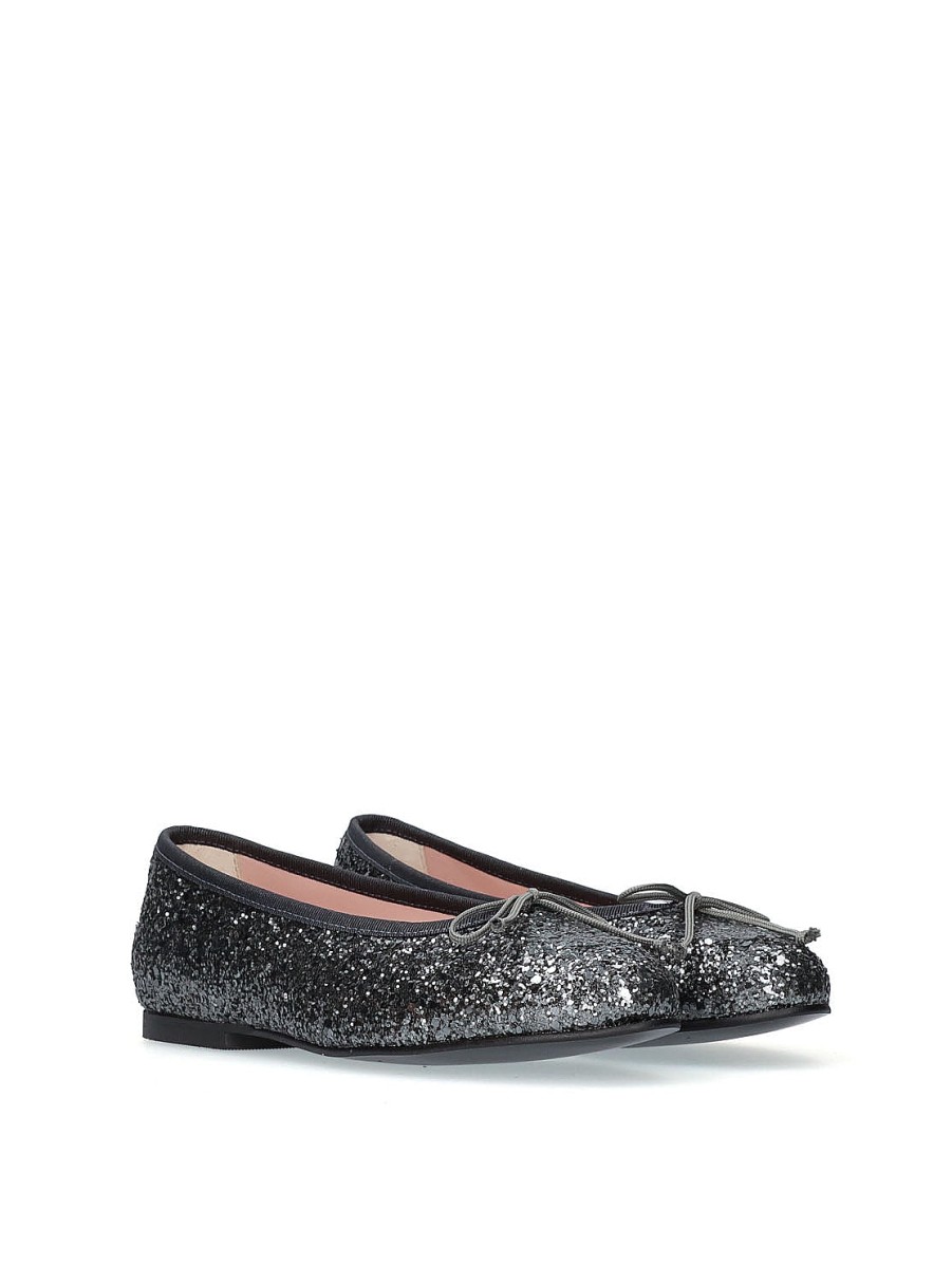 Calzado YACARE | Bailarina Glitter Gris