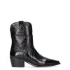 Calzado BRYAN | Botin Cowboy Piel Charol Negro